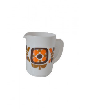 Pichet / Pot à Lait Vintage Arcopal – Multicouleur – Design Rétro Années 70/80