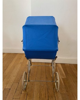 Ancien Couffin Portable Pour Poupée Bleuette – Marque Doucet ? – France – 34,5 Cm
